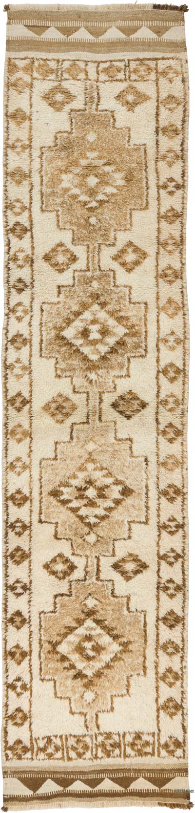 Vintage Tribal Runner Rug - 2' 10" x 12'  (34" x 144")
