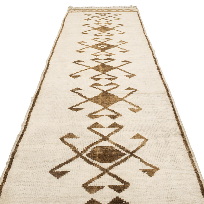 Vintage Tribal Runner Rug - 3' 3" x 12' 1" (39" x 145") - K0083779