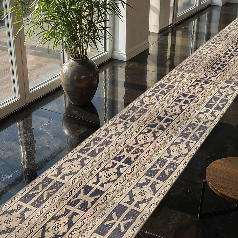 Alfombra Turca Vintage de pasillo - 72 cm x 585 cm - K0083780