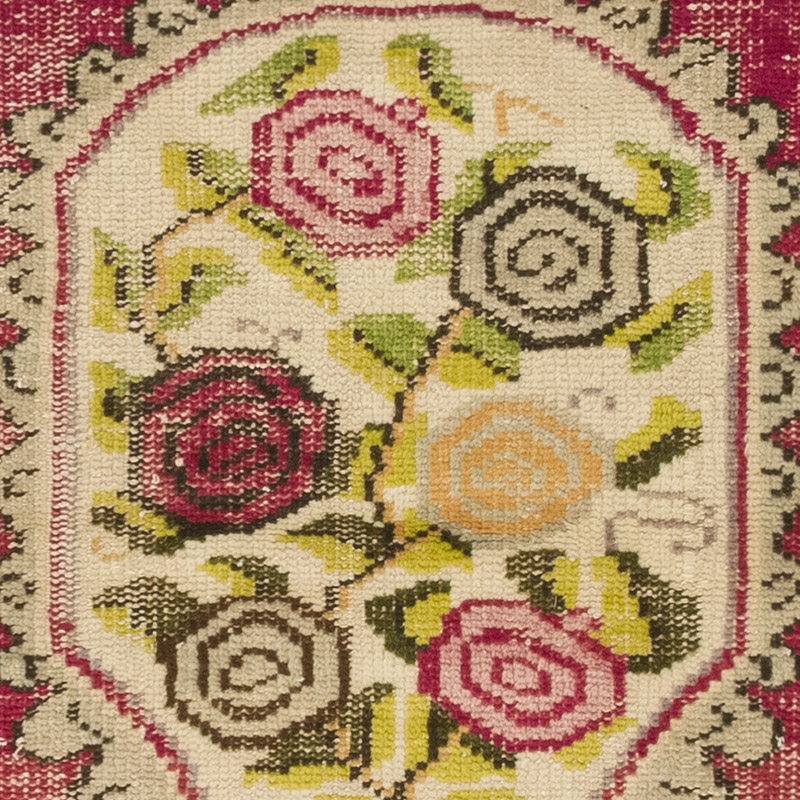 Alfombra Vintage Turca Anudada a Mano - 82 cm x 135 cm - K0083788