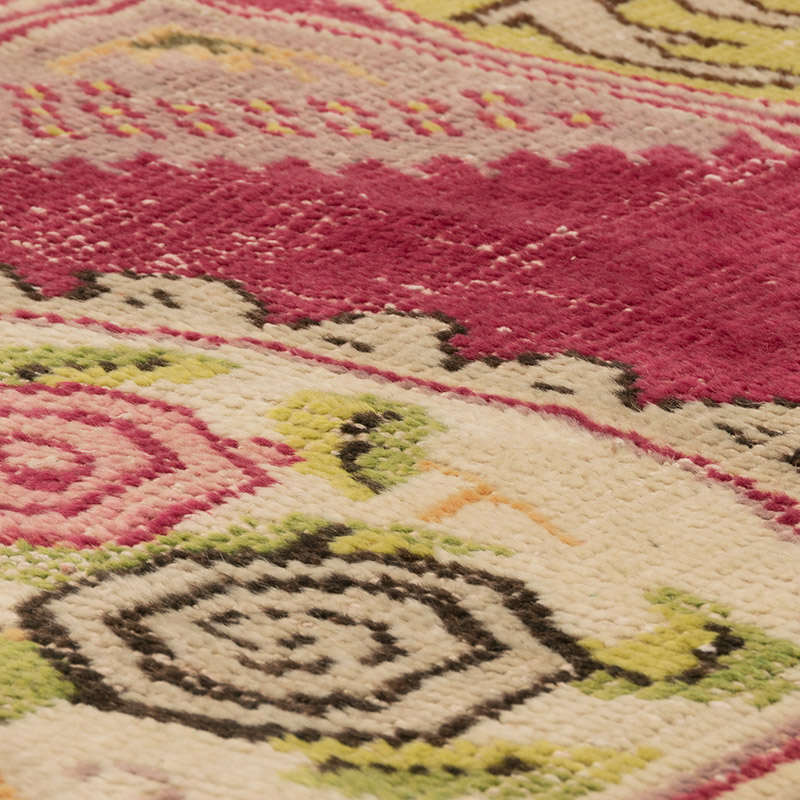 Alfombra Vintage Turca Anudada a Mano - 82 cm x 135 cm - K0083788