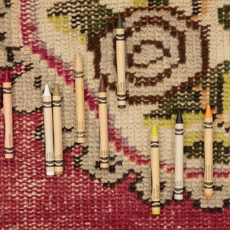 Alfombra Vintage Turca Anudada a Mano - 82 cm x 135 cm - K0083788