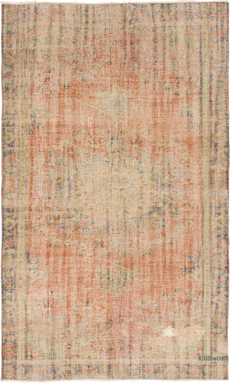 El Dokuma Vintage Halı - 174 cm x 286 cm - K0083789