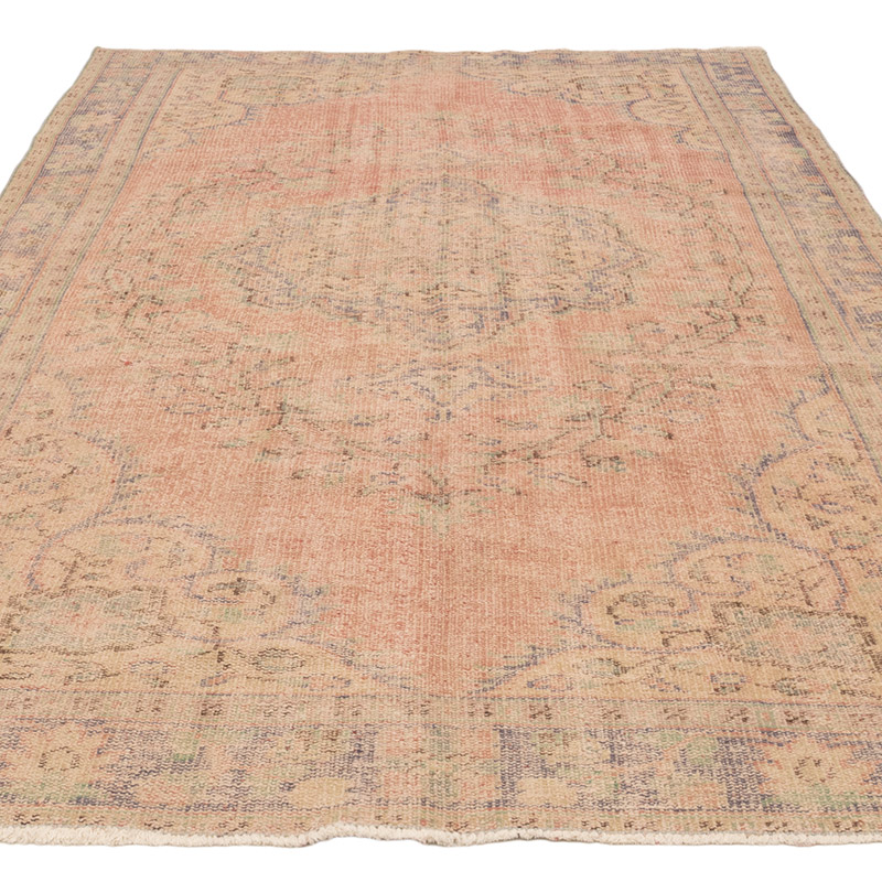Vintage Turkish Hand-Knotted Rug - 6' 5" x 10'  (77" x 120") - K0083790