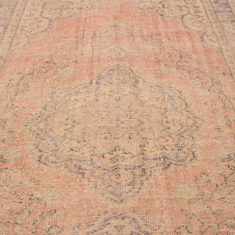 Vintage Turkish Hand-Knotted Rug - 6' 5" x 10'  (77" x 120") - K0083790