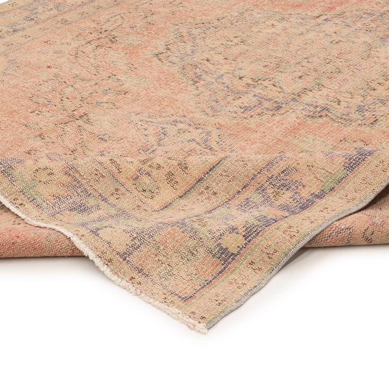 Vintage Turkish Hand-Knotted Rug - 6' 5" x 10'  (77" x 120") - K0083790