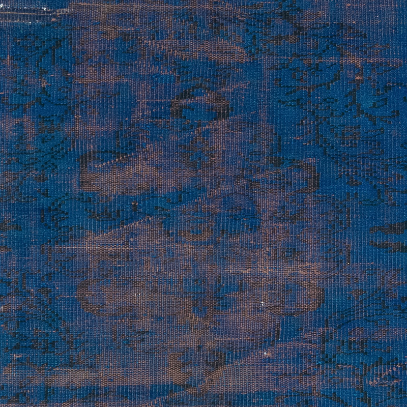 Alfombra Turca Vintage Sobre-teñida - 132 cm x 246 cm - K0083794