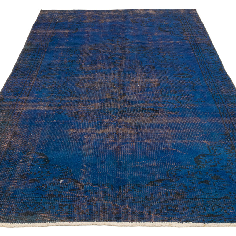 Alfombra Turca Vintage Sobre-teñida - 132 cm x 246 cm - K0083794