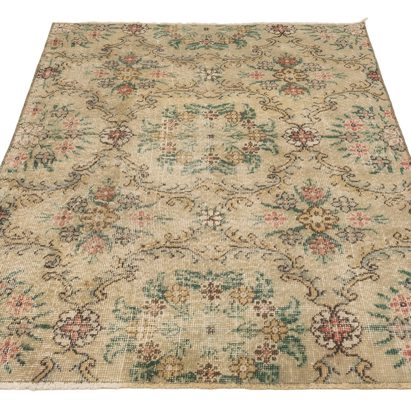 Alfombra Vintage Turca Anudada a Mano - 96 cm x 150 cm - K0083795