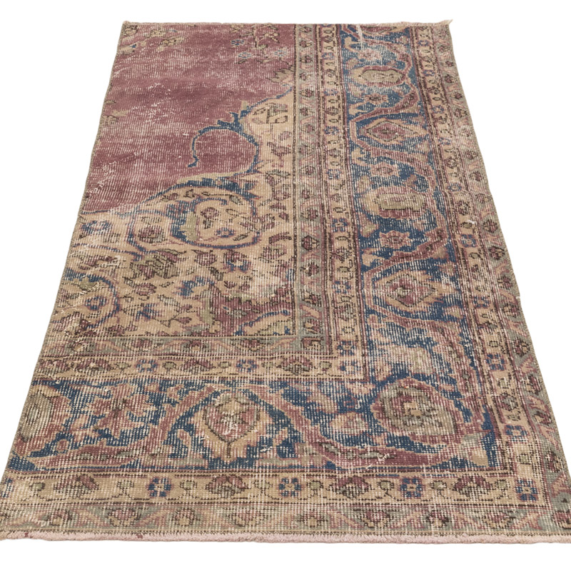 Vintage Turkish Hand-Knotted Rug - 2' 5" x 5' 7" (29" x 67") - K0083797