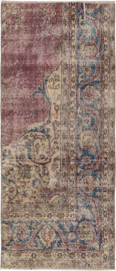 El Dokuma Vintage Halı - 74 cm x 169 cm