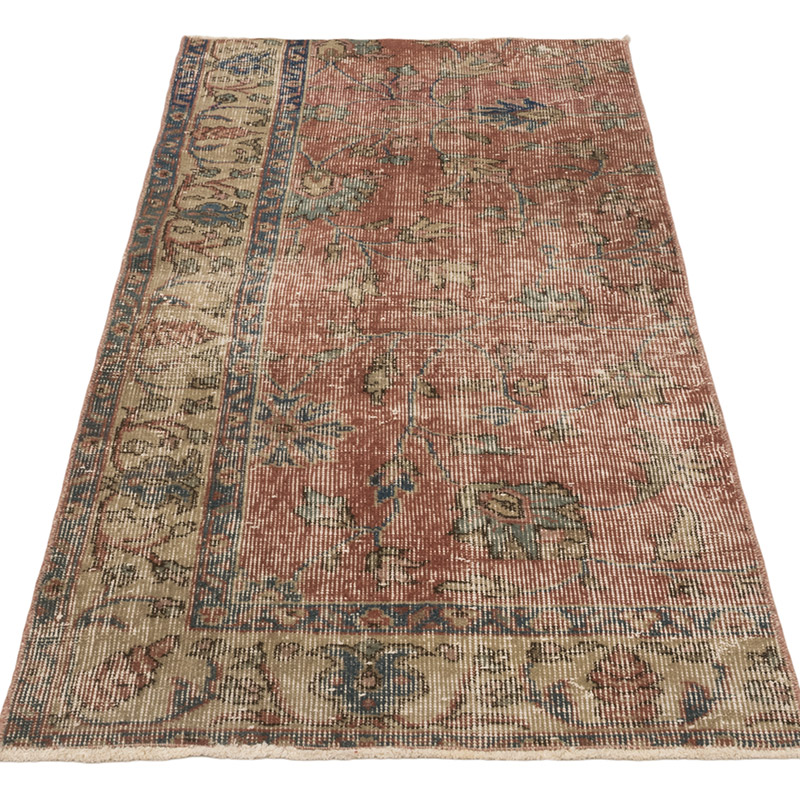 Vintage Turkish Hand-Knotted Rug - 2' 5" x 4' 9" (29" x 57") - K0083798