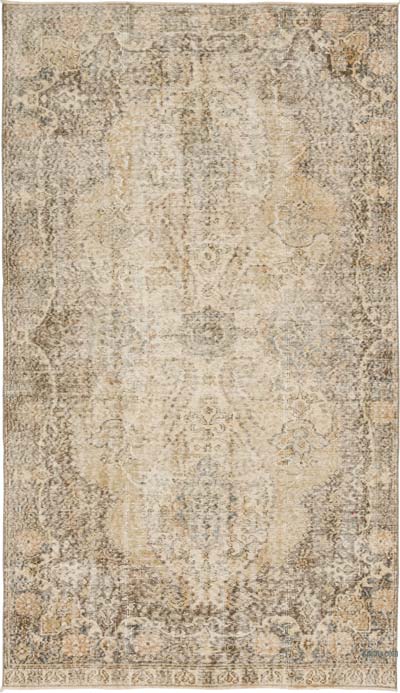 El Dokuma Vintage Halı - 150 cm x 261 cm