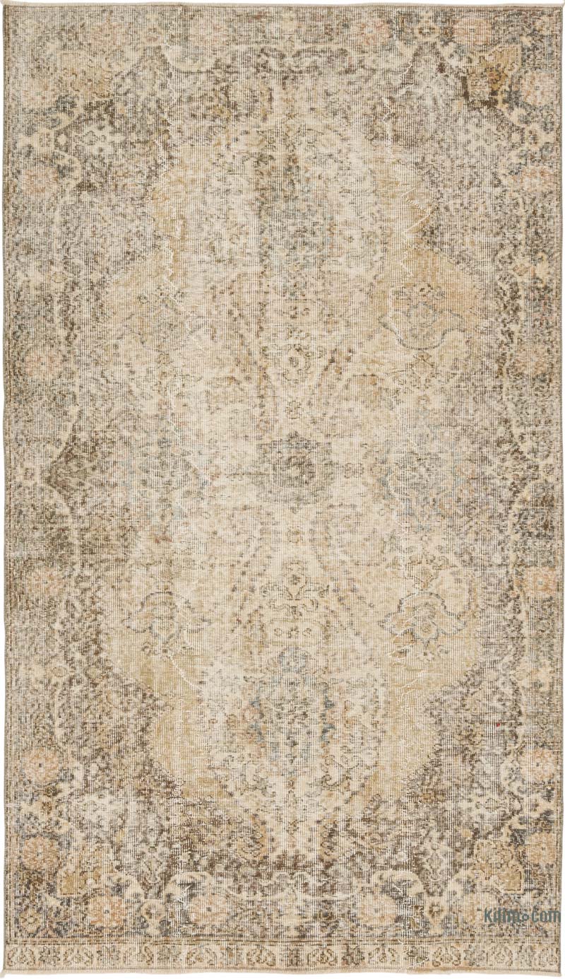 El Dokuma Vintage Halı - 150 cm x 261 cm - K0083799