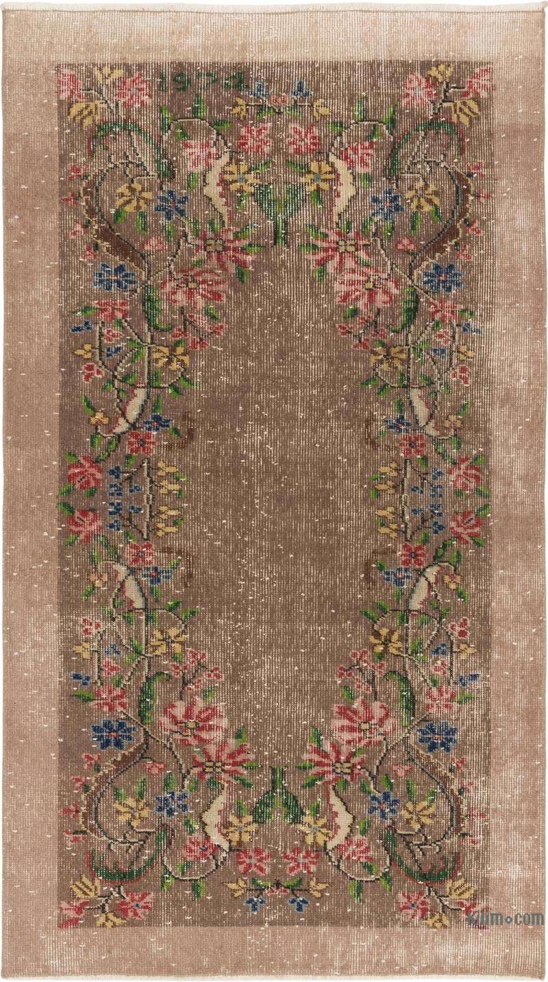 Vintage Turkish Hand-Knotted Rug - 3' 4" x 6'  (40" x 72") - K0083800