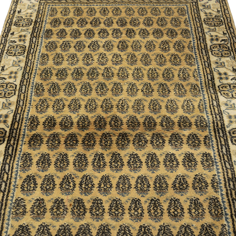 Vintage Turkish Hand-Knotted Rug - 3' 10" x 6' 11" (46" x 83") - K0083801