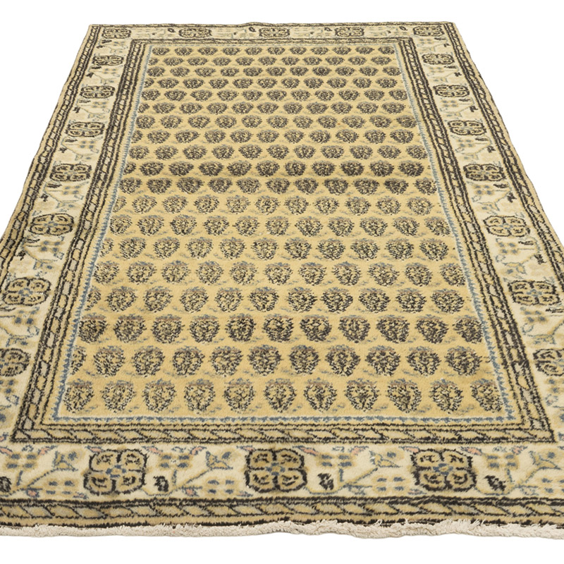 Vintage Turkish Hand-Knotted Rug - 3' 10" x 6' 11" (46" x 83") - K0083801