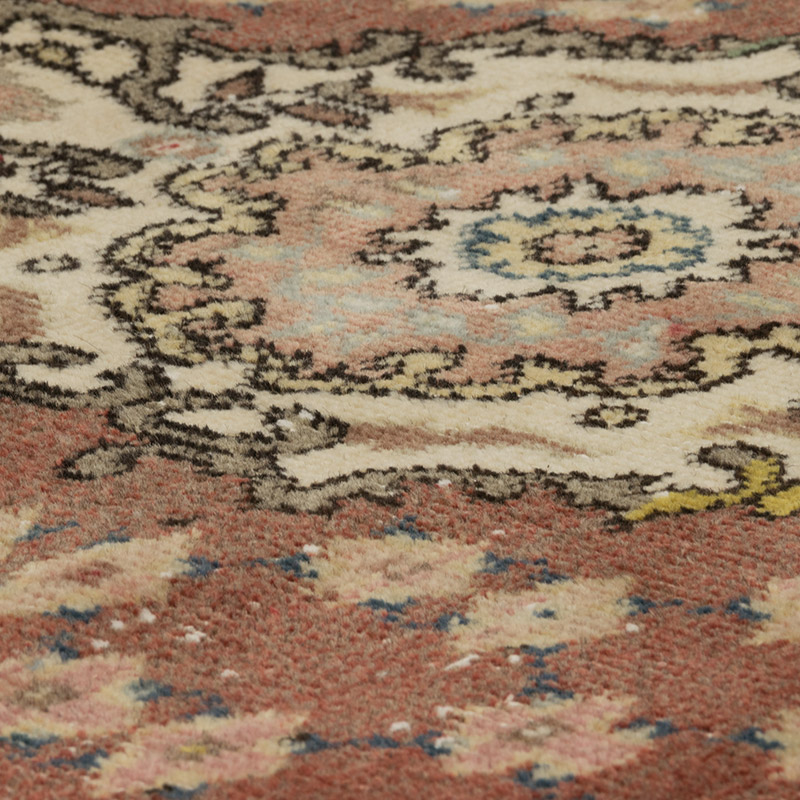 Pasillo Vintage Turco Anudado a Mano - 65 cm x 172 cm - K0083802