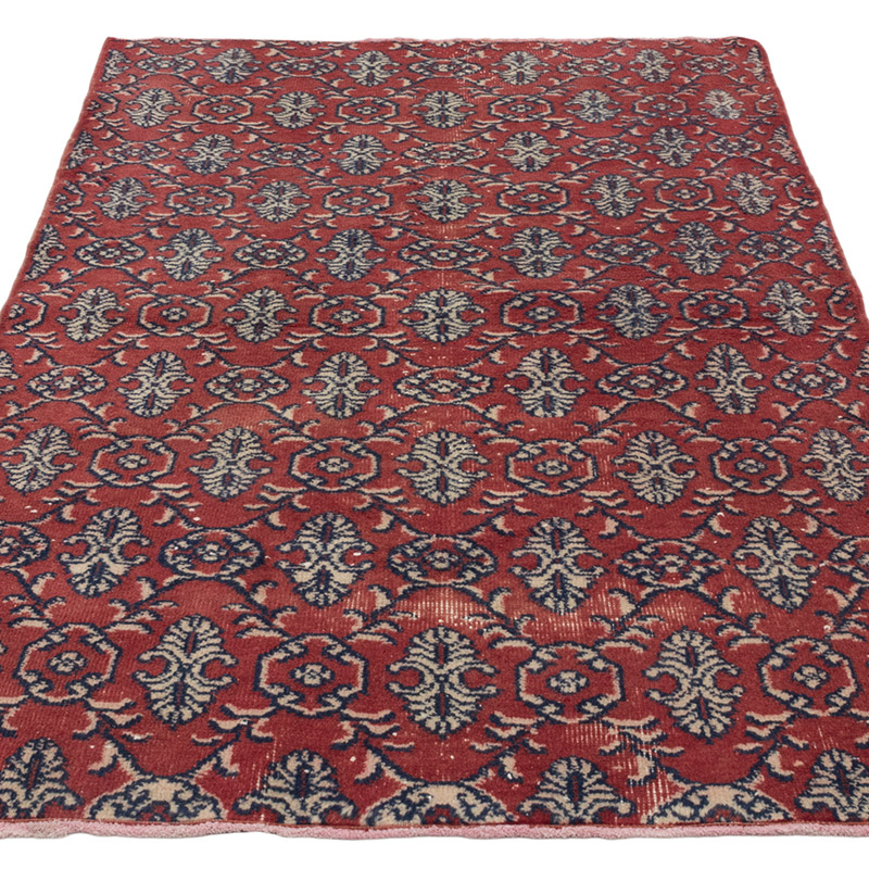 Vintage Turkish Hand-Knotted Rug - 3' 10" x 6' 3" (46" x 75") - K0083803