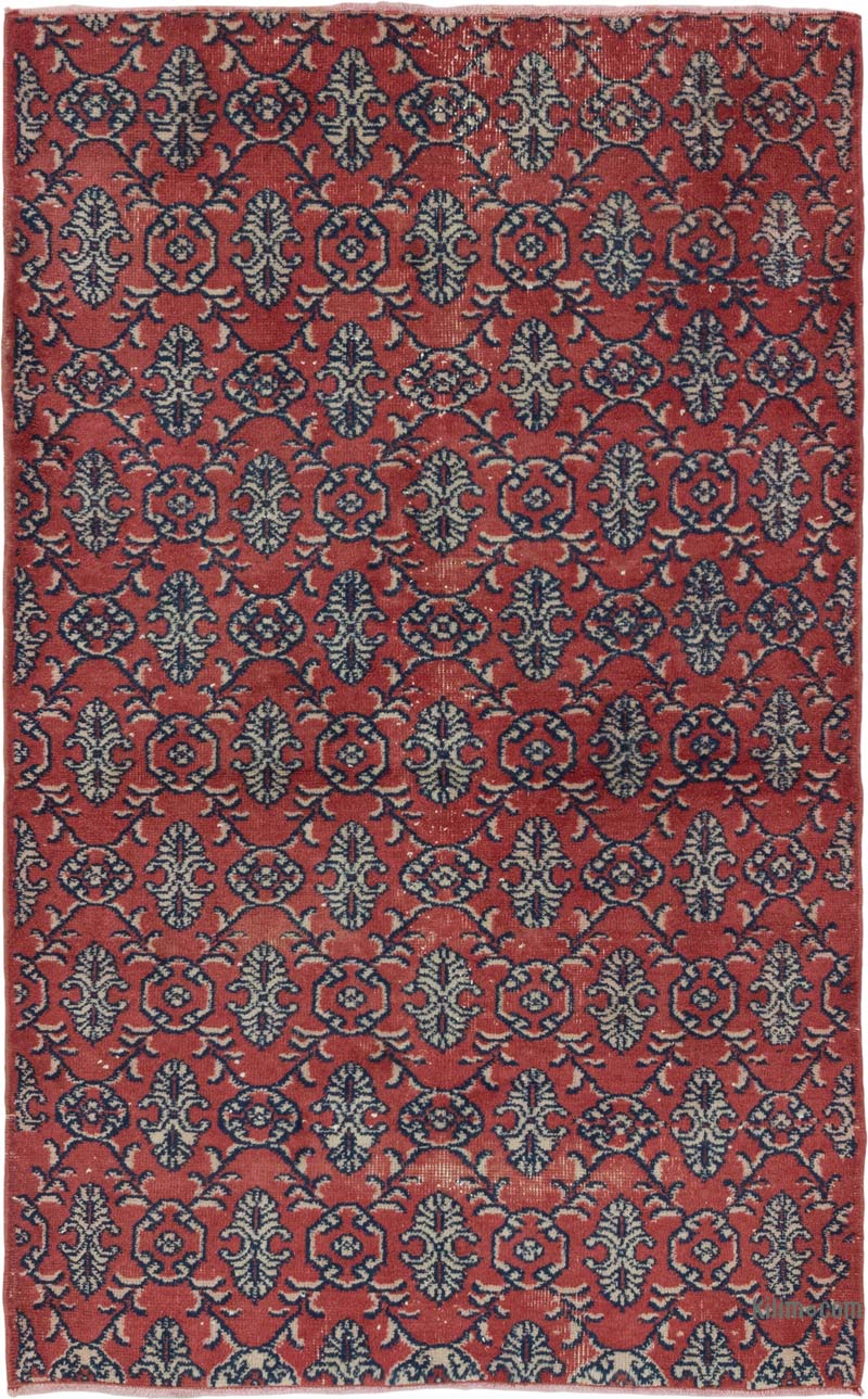 Vintage Turkish Hand-Knotted Rug - 3' 10" x 6' 3" (46" x 75") - K0083803