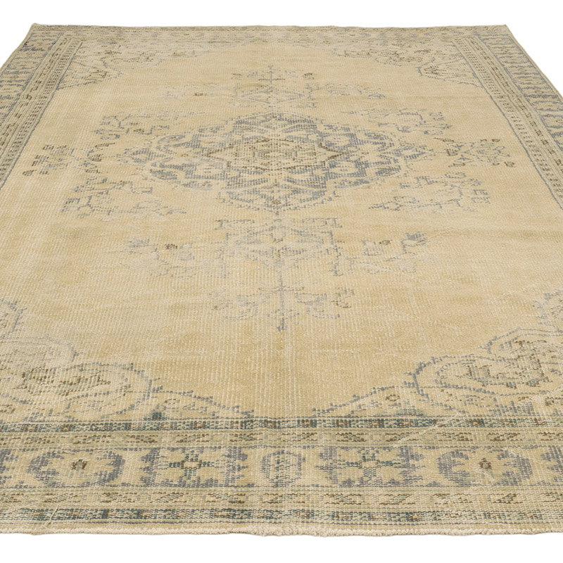 El Dokuma Vintage Halı - 198 cm x 312 cm - K0083806