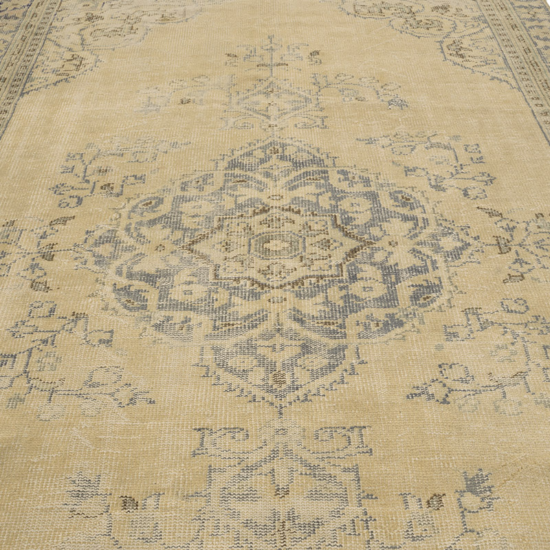 El Dokuma Vintage Halı - 198 cm x 312 cm - K0083806
