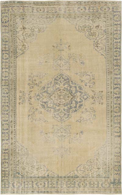 Vintage Turkish Hand-Knotted Rug - 6' 6" x 10' 3" (78" x 123")