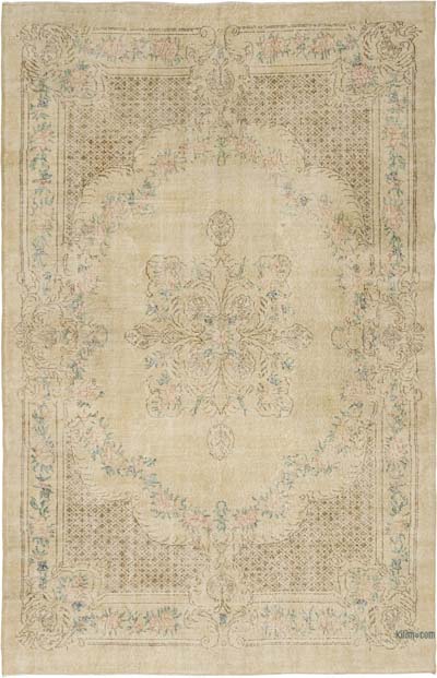 Vintage Turkish Hand-Knotted Rug - 6' 9" x 10' 4" (81" x 124")