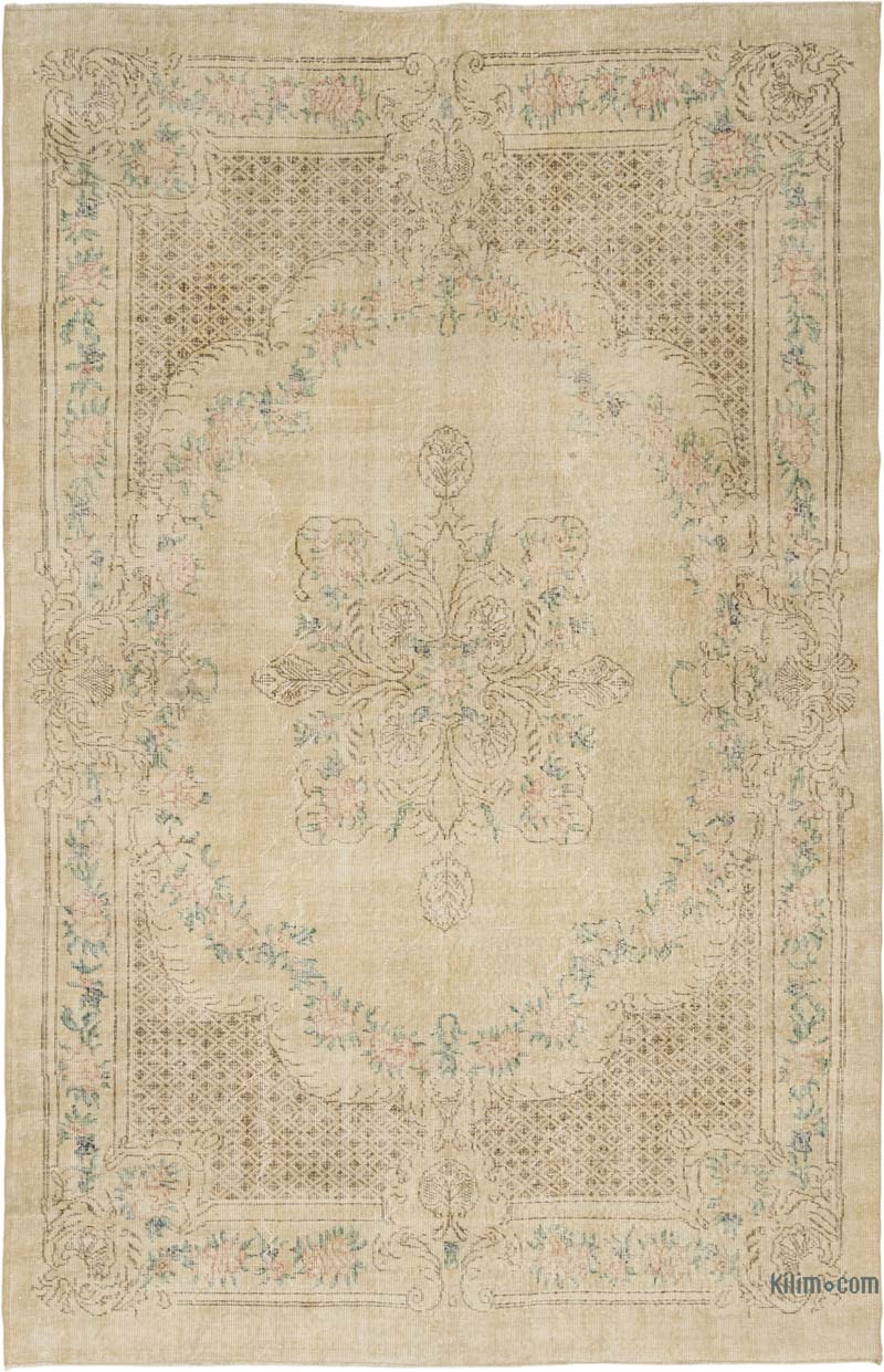 Vintage Turkish Hand-Knotted Rug - 6' 9" x 10' 4" (81" x 124") - K0083807