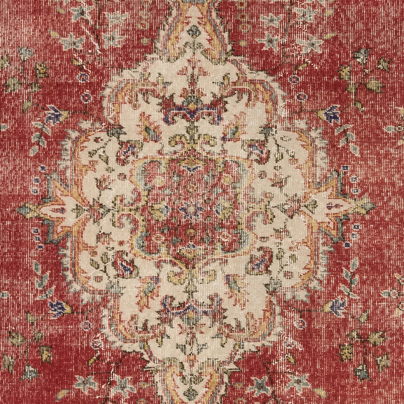 Alfombra Vintage Turca Anudada a Mano - 171 cm x 275 cm - K0083810