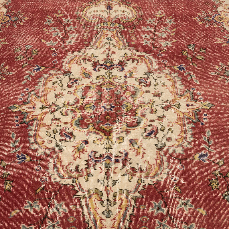 Alfombra Vintage Turca Anudada a Mano - 171 cm x 275 cm - K0083810