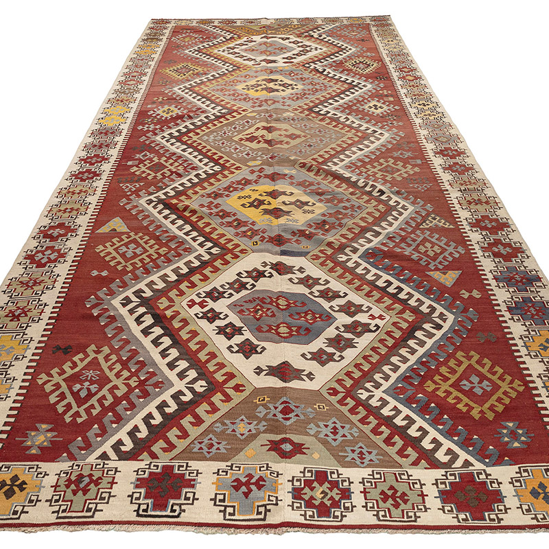 Alfombra Vintage Aydin Kilim - 195 cm x 482 cm - K0083813