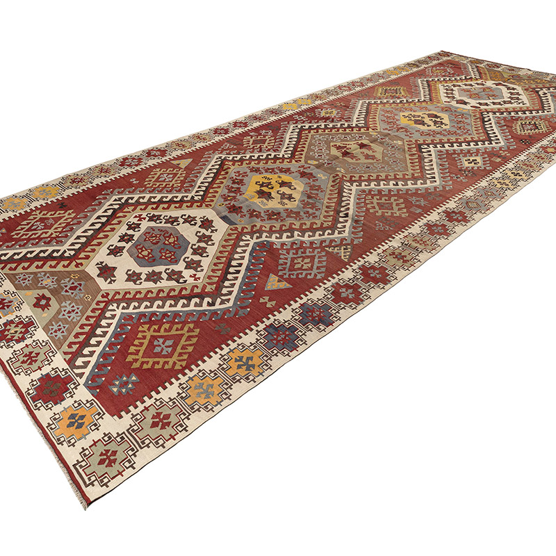 Alfombra Vintage Aydin Kilim - 195 cm x 482 cm - K0083813