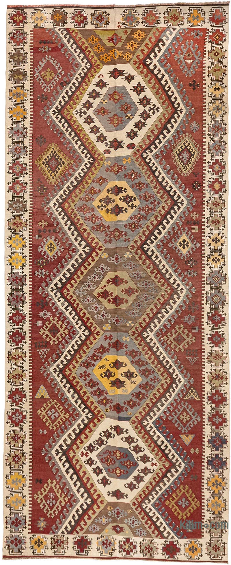 Alfombra Vintage Aydin Kilim - 195 cm x 482 cm - K0083813