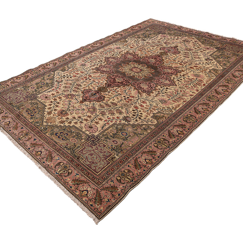 Alfombra Vintage Turca Anudada a Mano - 187 cm x 285 cm - K0083814