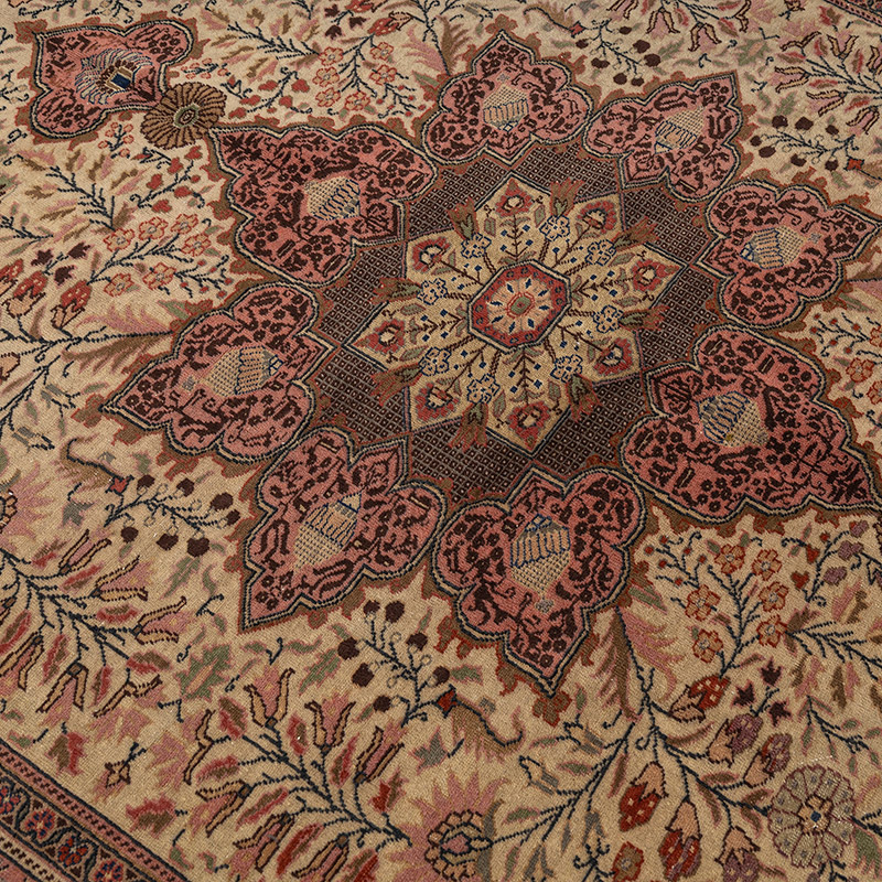 Alfombra Vintage Turca Anudada a Mano - 187 cm x 285 cm - K0083814