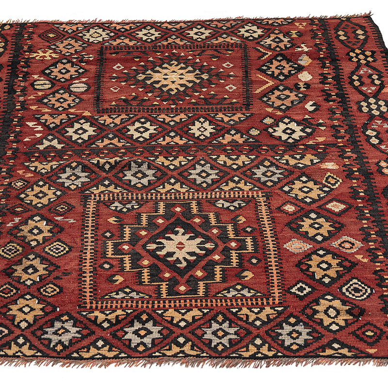 Vintage Kayseri Kilim Rug - 3' 4" x 4' 7" (40" x 55") - K0083815