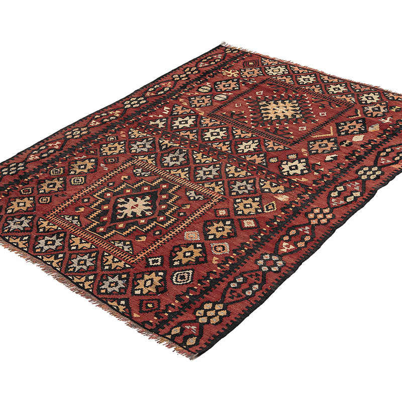 Vintage Kayseri Kilim Rug - 3' 4" x 4' 7" (40" x 55") - K0083815
