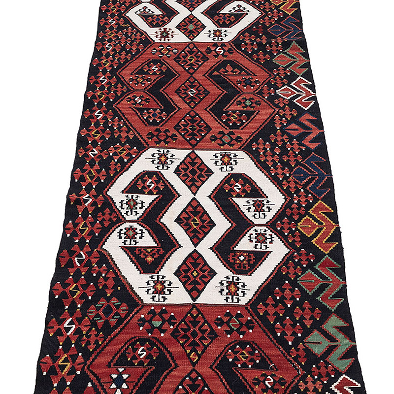 Corredor Vintage Malatya Kilim - 66 cm x 377 cm - K0083816