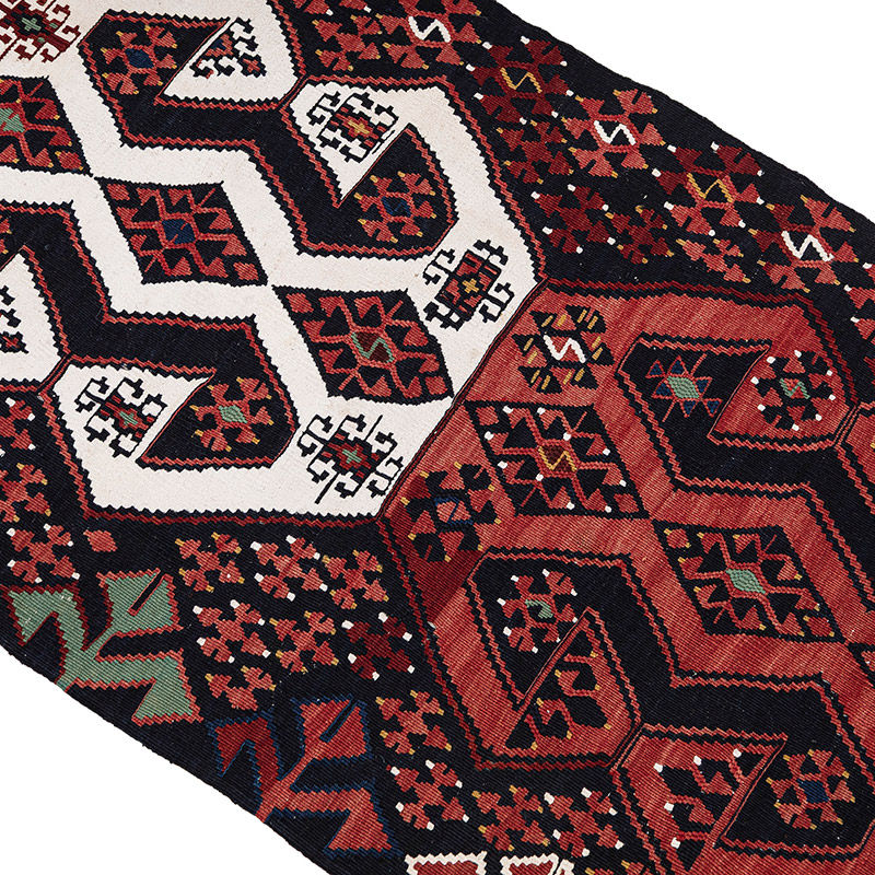 Corredor Vintage Malatya Kilim - 66 cm x 377 cm - K0083816