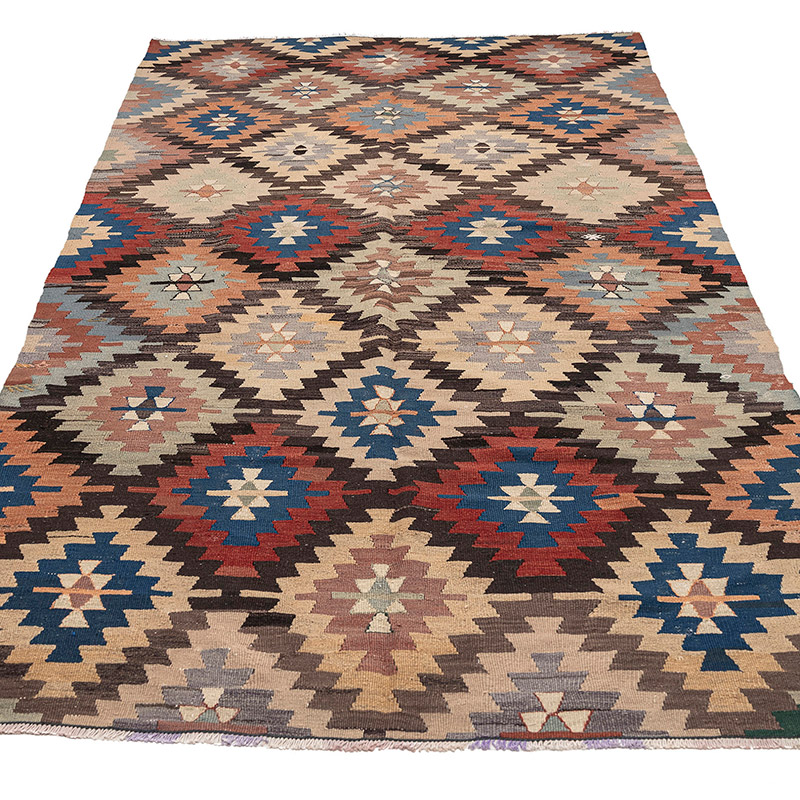 Alfombra Vintage Afyon Kilim - 156 cm x 275 cm - K0083818