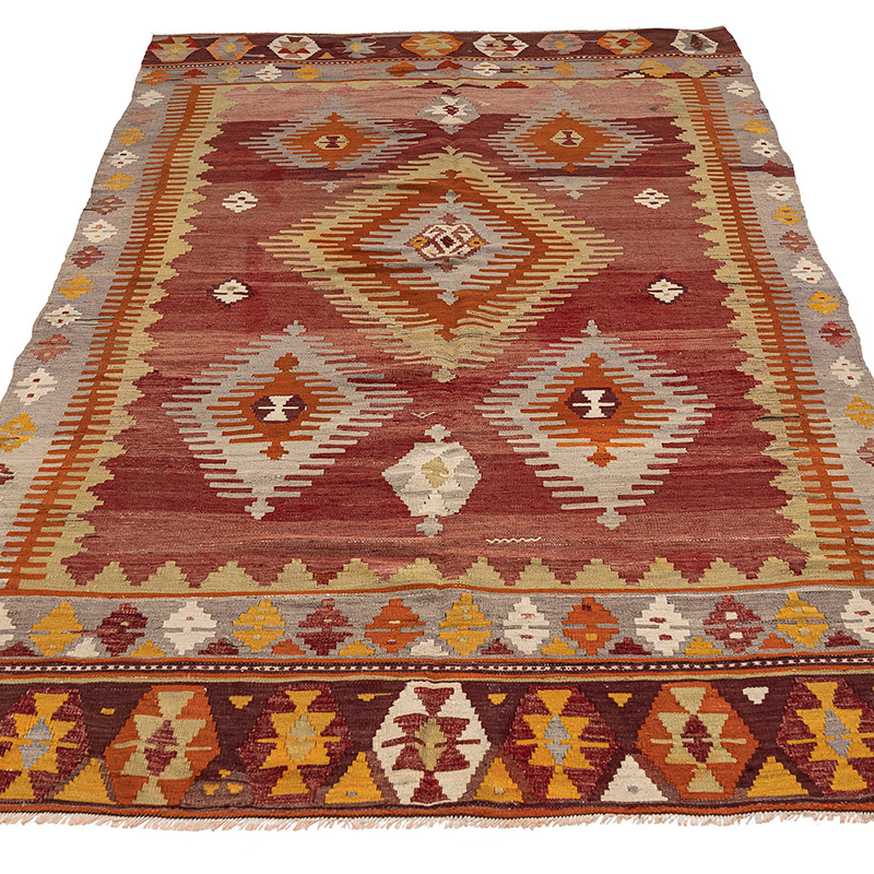 Vintage Çal Kilimi - 145 cm x 257 cm - K0083823
