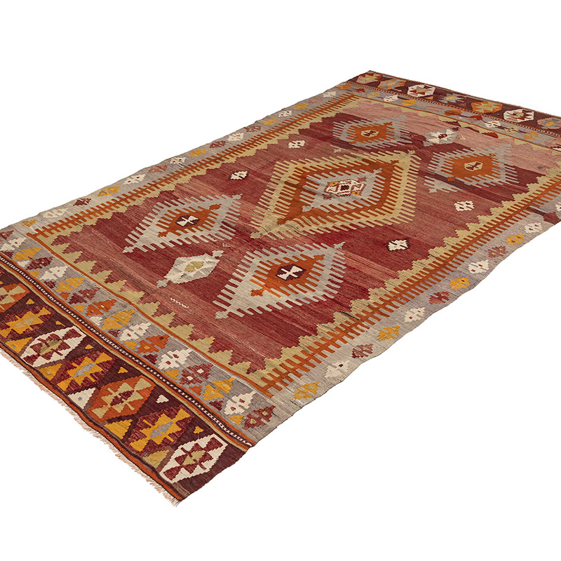 Vintage Çal Kilimi - 145 cm x 257 cm - K0083823