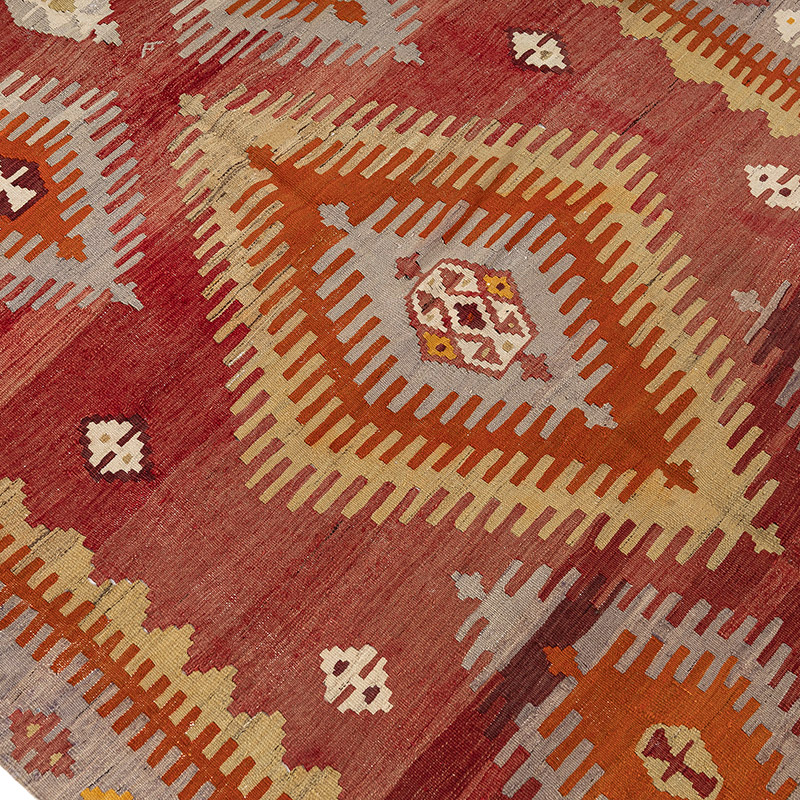 Vintage Çal Kilimi - 145 cm x 257 cm - K0083823