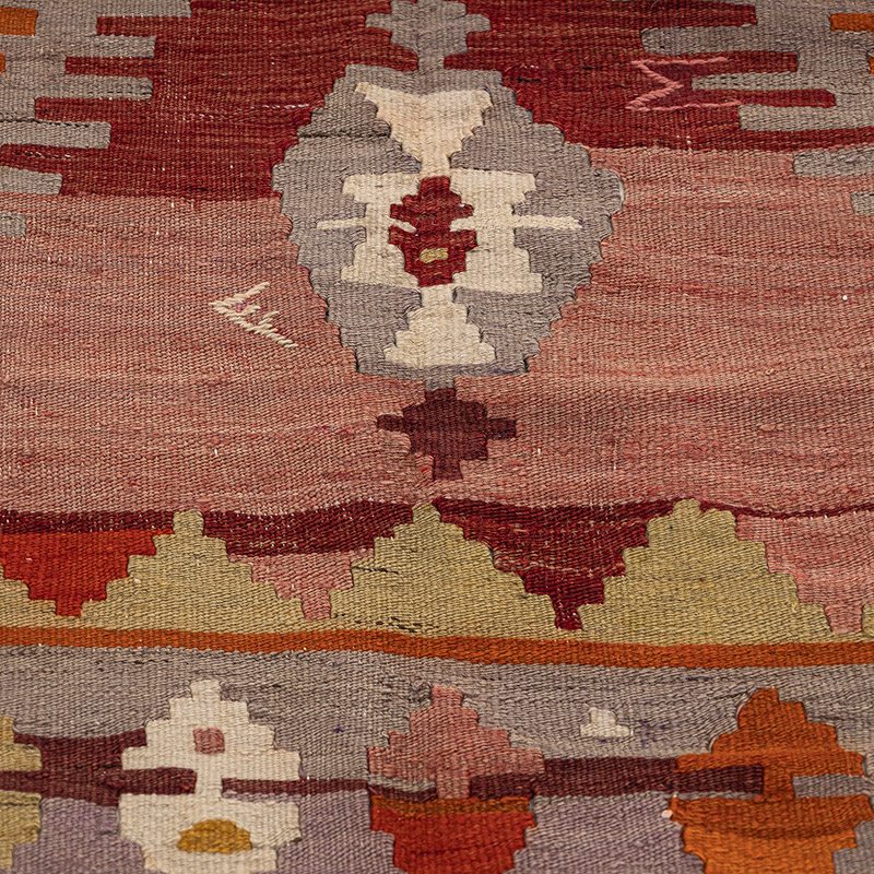 Vintage Çal Kilimi - 145 cm x 257 cm - K0083823