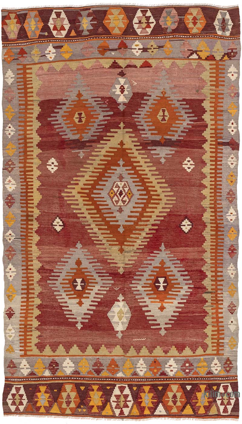 Vintage Çal Kilimi - 145 cm x 257 cm - K0083823