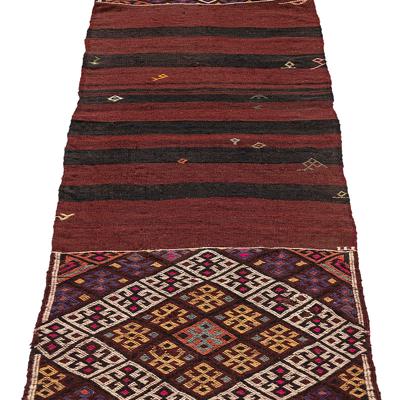 Vintage Bayburt Kilimi - 58 cm x 212 cm - K0083826