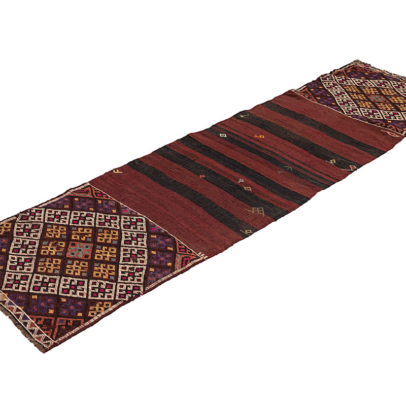 Vintage Bayburt Kilimi - 58 cm x 212 cm - K0083826