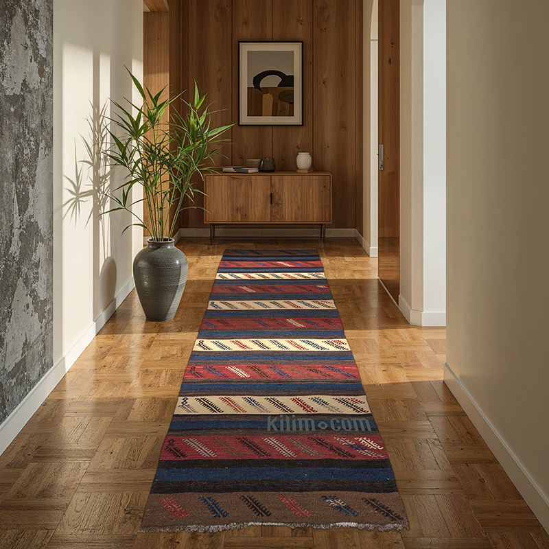 Corredor Sivas Afyon Kilim - 93 cm x 261 cm - K0083829