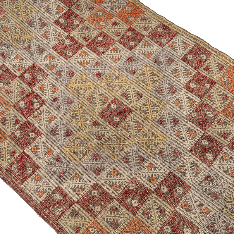 Vintage Anatolian Jijim Runner - 2' 6" x 7' 1" (30" x 85") - K0083831